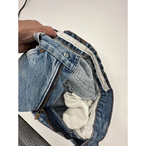 Vintage Levi’s Made USA Childrens Cut Off Denim Distressed Shorts size 24 kids‎ - Picture 11 of 11